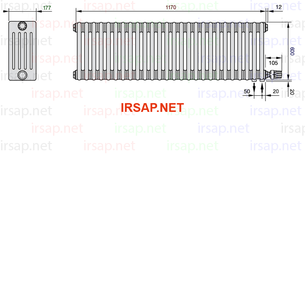 Радиатор IRSAP Tesi 50600/26 T26 CL 01